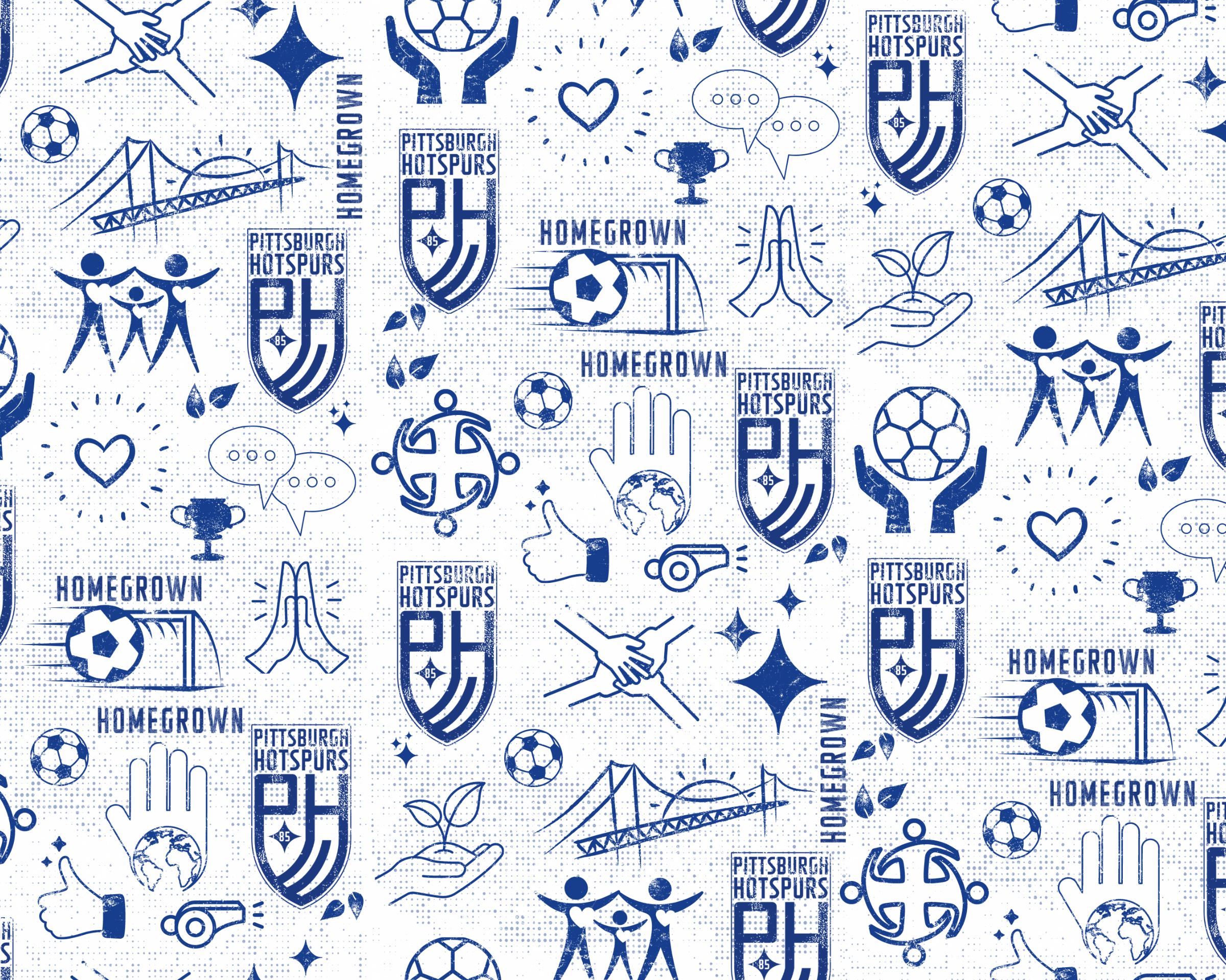 Athletic Club Banner Pittsburgh Hotspurs Brand